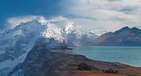 Blended landscape made with swapping autoencoder