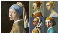 Girl with a pearl earring and image variations